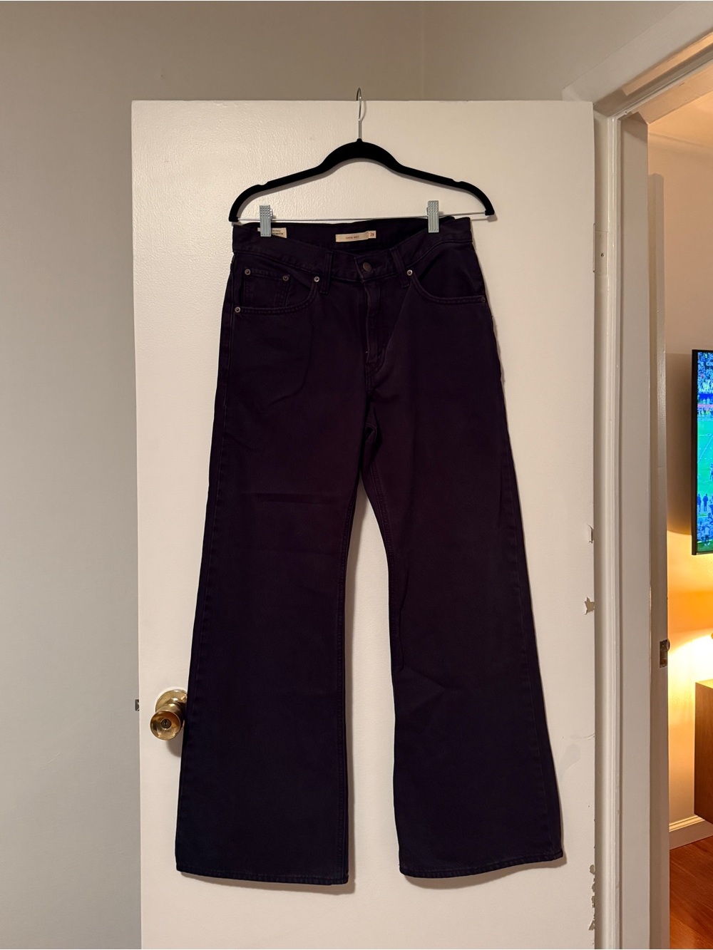 NWOT Levi’s Loose Boot in Chipped Black Oyster